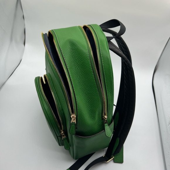 Coach Charlie Mini Backpack Green Pebbled Leather F38263 with hangtag - Picture 5 of 9